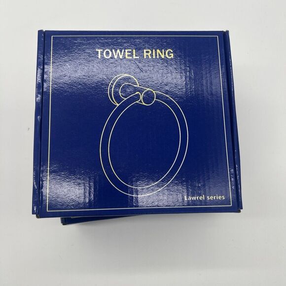 Lawrel Series Mamoloux Bathroom Set Towel Holder Matte Black - Picture 2 of 4